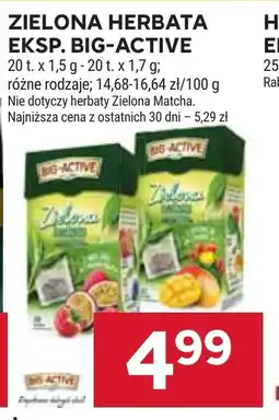 Stokrotka Herbata zielona Big-Active oferta