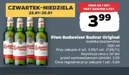 Netto Piwo Budweiser Budvar Original oferta