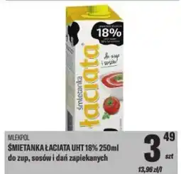 TomiMarkt Mlekpol śmietanka łaciata uht 18% oferta