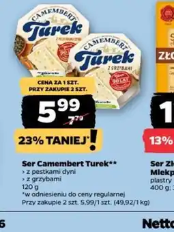 Netto Ser Camembert Turek oferta