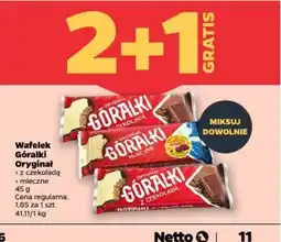Netto Wafelek Góralki Oryginal oferta