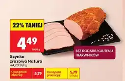 Biedronka Szynka zrazowa Natura oferta