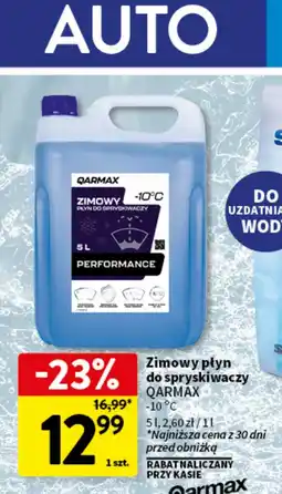 Intermarche Zimowy płyn do spryskiwaczy QARMAX oferta