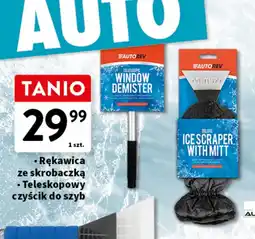 Intermarche Rękawica ze skrobaczką / Teleskopowy czyścik do szyb oferta