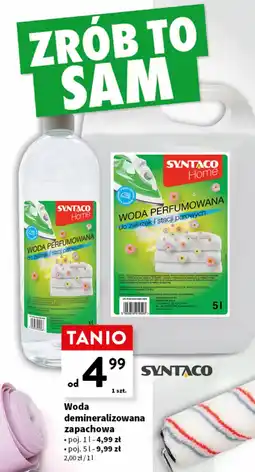Intermarche Woda demineralizowana zapachowa SYNTACO Home oferta