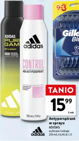 Intermarche Antyperspirant w sprayu Adidas oferta