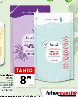 Intermarche Mydło w płynie ONLINE zapas (wybrane rodzaje, 500 ml) oferta
