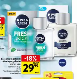 Intermarche Woda po goleniu Nivea Men Fresh Kick After Shave Water oferta