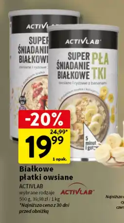 Intermarche Białkowe płatki owsiane ACTIVLAB oferta