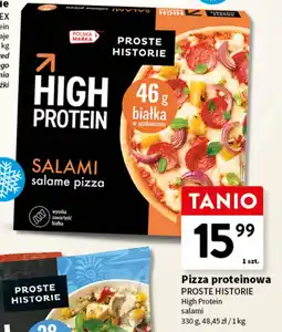 Intermarche PROSTE HISTORIE High Protein Pizza Salami oferta