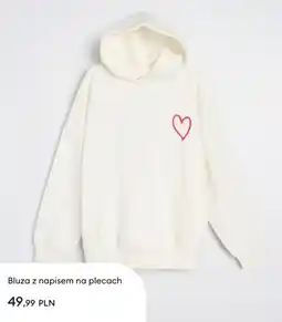 Sinsay Bluza z napisem na plecach oferta