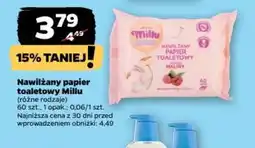 Netto Millu nawilżany papier toaletowy oferta
