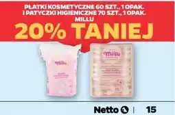 Netto Millu Płatki i patyczki oferta