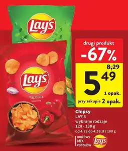 Intermarche Chipsy Papryka oferta