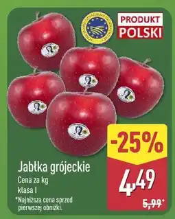 ALDI Jabłka grójeckie klasa I oferta