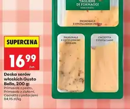 Biedronka Deska serów włoskich: Primosale z pesto, z ziołami Caciotta z pistacjami oferta