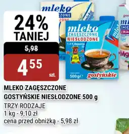 bi1 Gostyńskie Mleko zagęszczone niesłodzone oferta