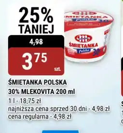 bi1 Mlekovita Smietanka Polska 30% oferta