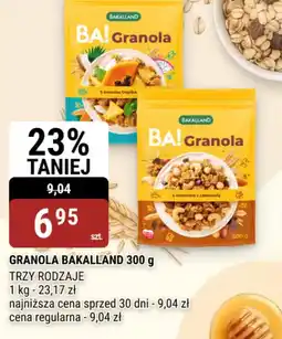 bi1 Bakalland Granola oferta