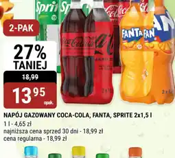 bi1 Napój gazowany Coca-Cola, Fanta, Sprite oferta