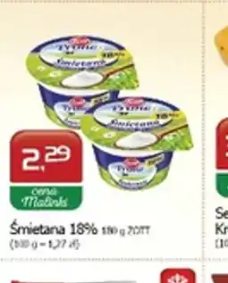 Malinka Market Tymbark Smietana 18% oferta