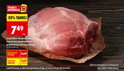 Biedronka Łopatka wieprzowa bez kości, pakowana próżniowo Kraina Mięs oferta