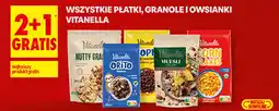 Biedronka Płatki, granole i owsianki Vitanella oferta