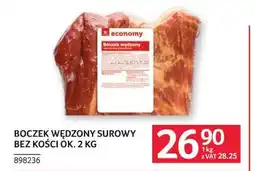 Selgros Boczek wędzony surowy bez kości ok oferta