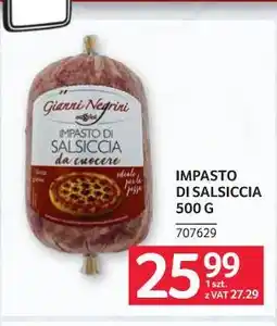 Selgros Impasto di Salsiccia oferta