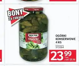 Selgros Ogórki konserwowe oferta