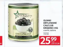 Selgros Oliwki drylowane całe lub krojone oferta