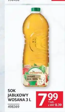 Selgros Sok jabłkowy Wosana oferta