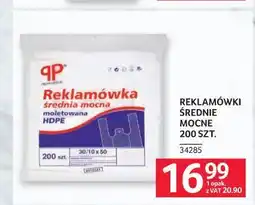 Selgros Reklamówki Średnie Mocne 200 szt oferta