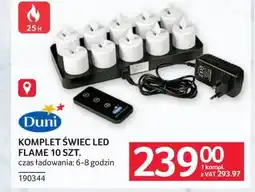 Selgros KOMPLET ŚWIEC LED FLAME 10+2 SZT oferta