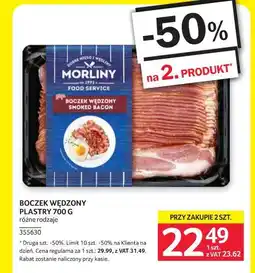 Selgros Boczek wędzony plastry 700 g Morliny oferta