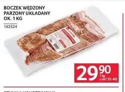 Selgros Boczek wędzony parzony układany oferta