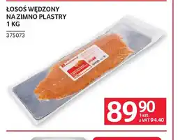 Selgros Losoś wędzony na zimno plastry oferta