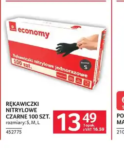 Selgros Economy Rękawiczki nitrylowe oferta