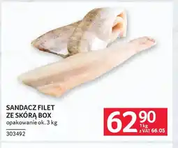 Selgros Sandacz filet ze skórą box oferta
