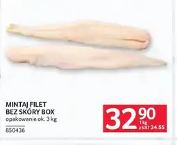 Selgros Mintaj filet bez skóry oferta