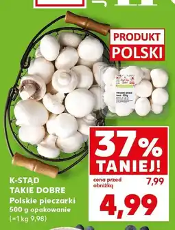 Kaufland Polskie pieczarki 500 g opakowanie oferta