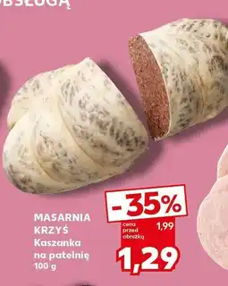 Kaufland Krzyż kaszanka na patelnię oferta