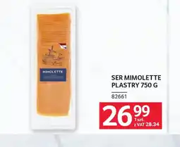 Selgros Ser Mimolette plastry oferta