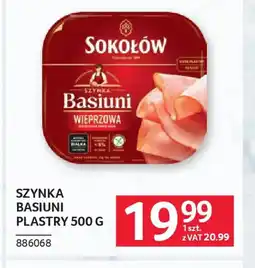 Selgros Sokołów Szynka Basiuni oferta
