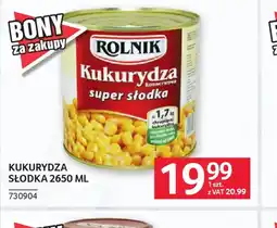 Selgros Rolnik Kukurydza słodka oferta