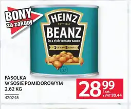 Selgros Heinz Fasolka w sosie pomidorowym oferta