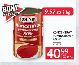 Selgros Rolnik Koncentrat pomidorowy oferta