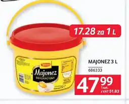 Selgros Winiary Majonez 3L oferta