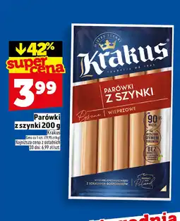 Topaz Parówki z szynki wieprzowe Krakus oferta