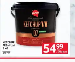 Selgros Fonex Ketchup Premium oferta